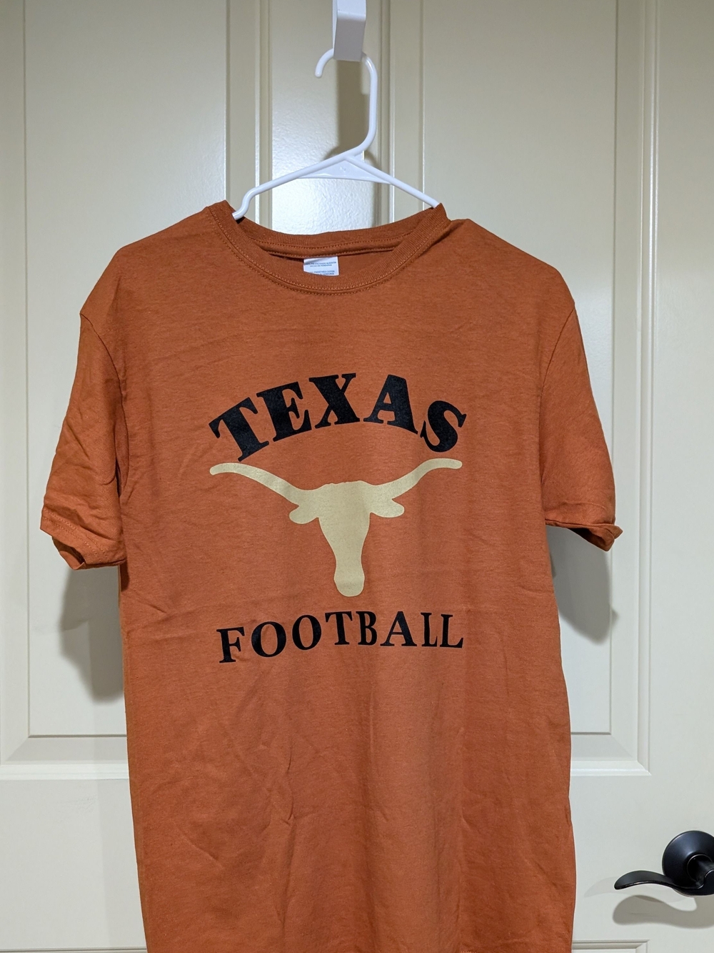 Texas Football T-Shirt - Burnt Orange - New - Size M